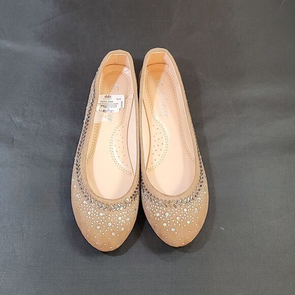 FAUX SUEDE COMFORT WOMEN SHOES FLAT - Picture 3 of 14